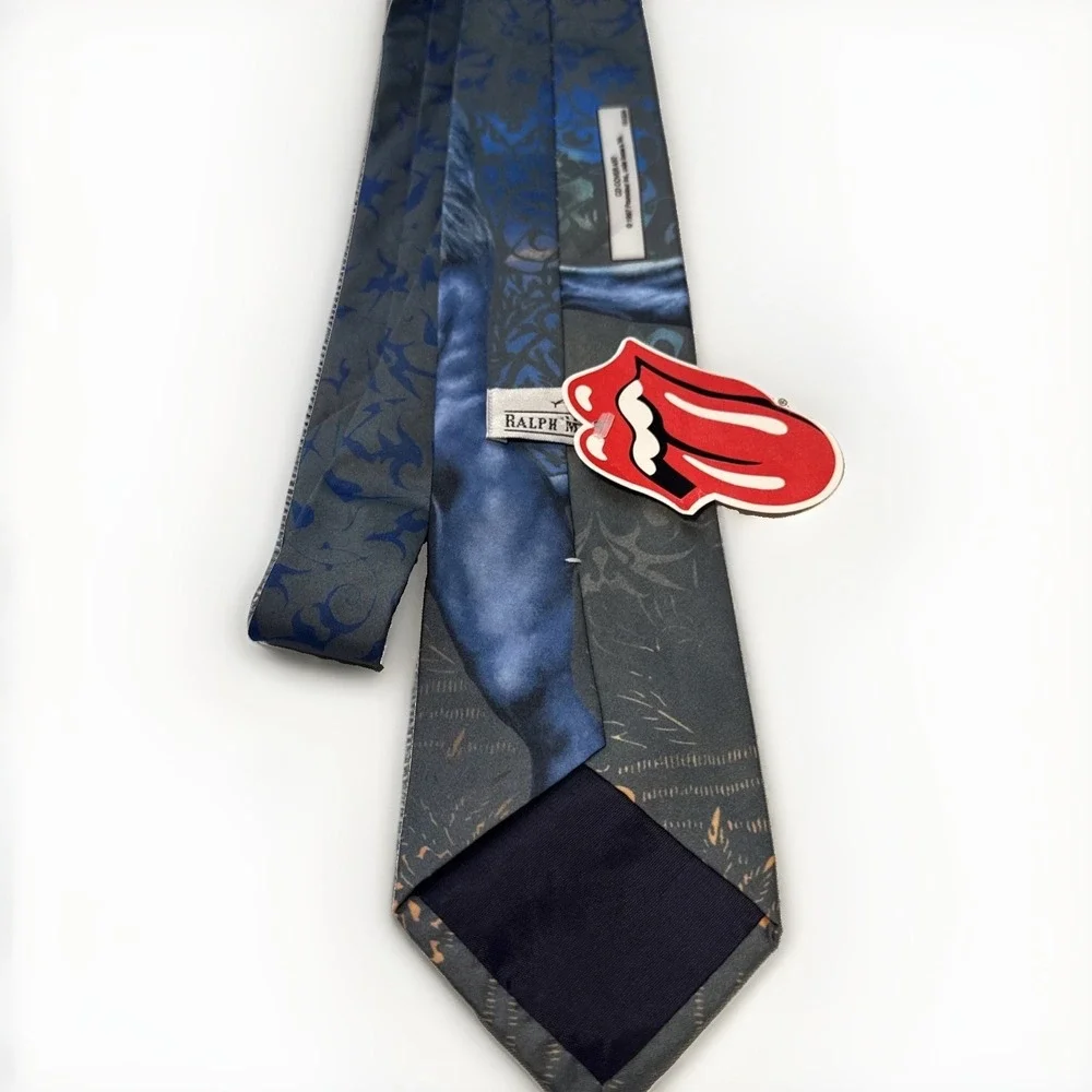 Vtg Ralph Marlin The Rolling Stones Tie 1997 Bridges To Babylon Lion 56